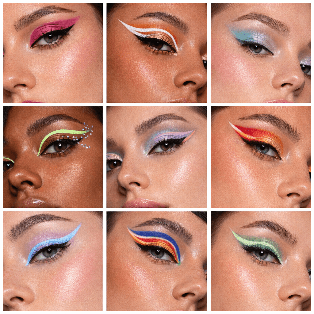 Colorful eyeliner and pastel eye makeup trends for winter–spring 2026