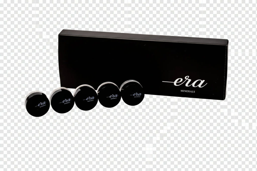 SET of 3 shadows of your choice Era Minerals with package in behind tham