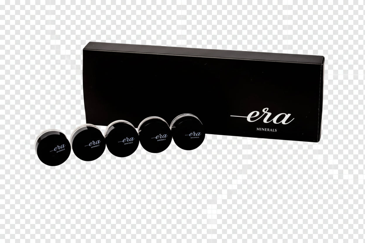 SET of 3 shadows of your choice Era Minerals with package in behind tham